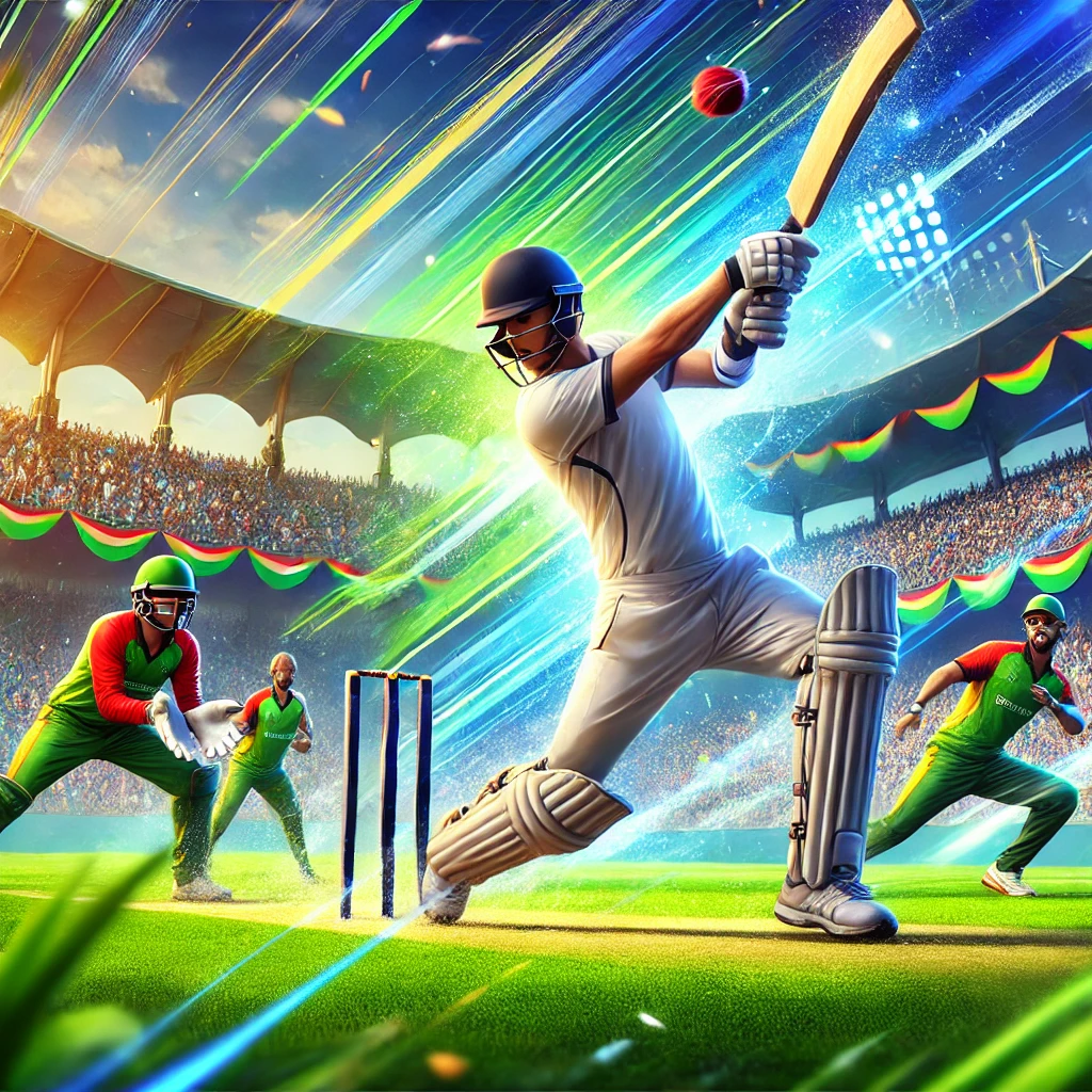 Fantasy Cricket action